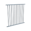 ProtectorAl 350 - 1200 x 1200mm Deep Ocean Aluminium Flat Top Garden Fence Panel