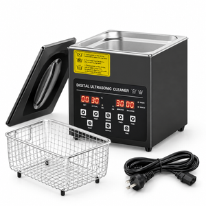 YOPOWER 2L Ultrasonic Cleaning Machine, Watch Holder, Black