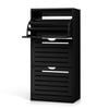 ALFORDSON Shoe Cabinet Storage Rack Black