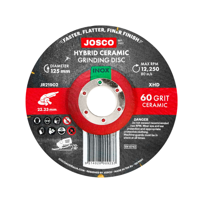  Josco 125mm 60G Hybrid Ceramic Grinding Disc