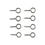 Everhang 7mm NP Screw Eye Hook - 8 Pack