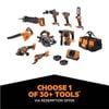 AEG 18V 9-Piece FUSION/Brushless 5.0Ah FORCE Kit