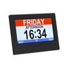 Artiss 7" Digital Day Clock Calendar Alarm Black