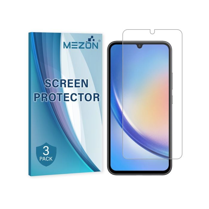 3 Pack MEZON Samsung Galaxy A34 5G Anti-Glare Matte Film Screen Protectors