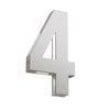Sandleford 120mm Stainless Steel Azure House Number 4