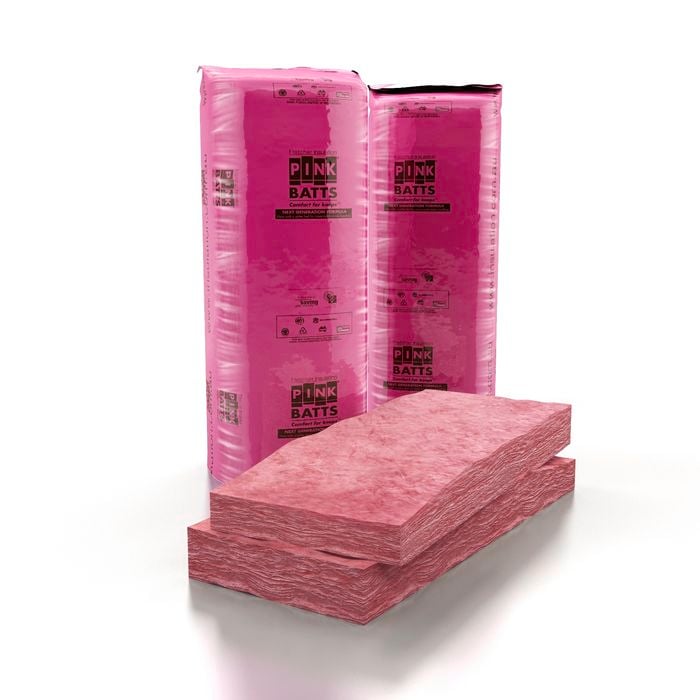 Pink Batts 1160 x 430 x 90mm R2.0 Wall Batts - 24 Pack