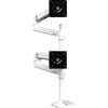 Ergotron Desk Mount For Monitor - White - 2 Display(s) Supported - 101.6 Cm (40") Screen Support