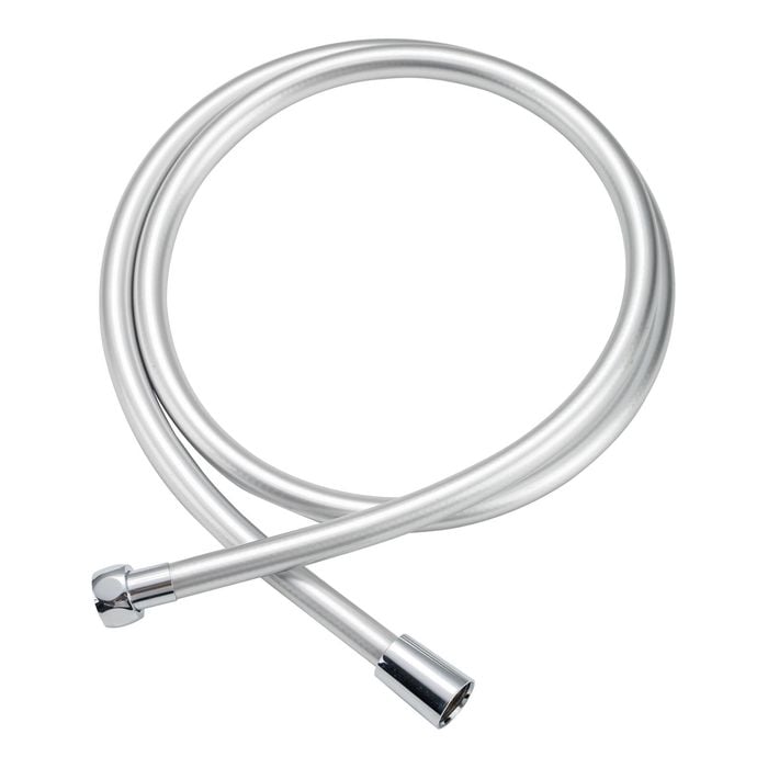 Mondella 1500mm Grey Chrome PVC Shower Hose Connection
