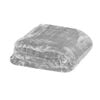 750gsm 3.5kg Double Layer Faux Mink Blanket Queen 200x240 cm Silver