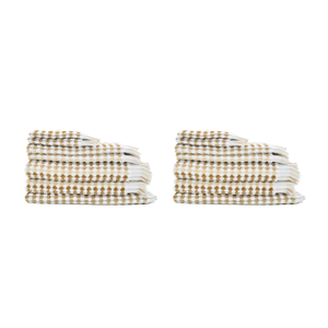 Jenny Mclean Pom Pom 14PC Bath Linen Set - Natural tones