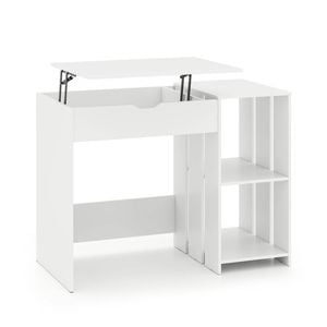 Costway Lift Top Computer Desk Study Writing Table
