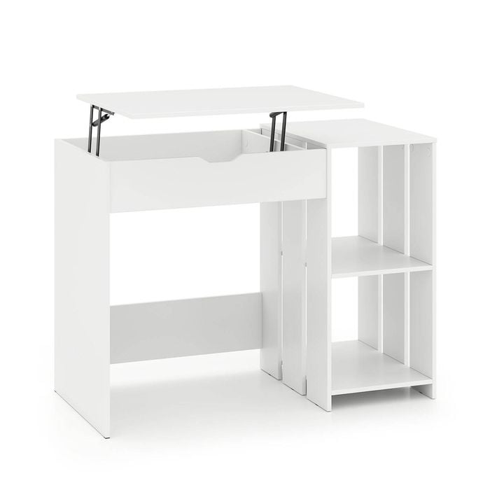 Costway Lift Top Computer Desk Study Writing Table