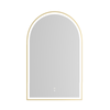 Attica Arch 1200mm Brushed Gold Framed Arch LED Mirror