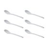 6PK Maxwell & Williams White Basics Durable Porcelain Classic Sugar Spoon White