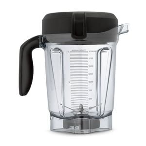 Vitamix Low-Profile Container 2L/33cm w/ Lid - Black/Clear