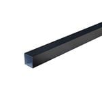 Metal Mate 25.4 x 25.4 x 1.2mm 1.8m Black Anodised Aluminium Connect-It Square Tube