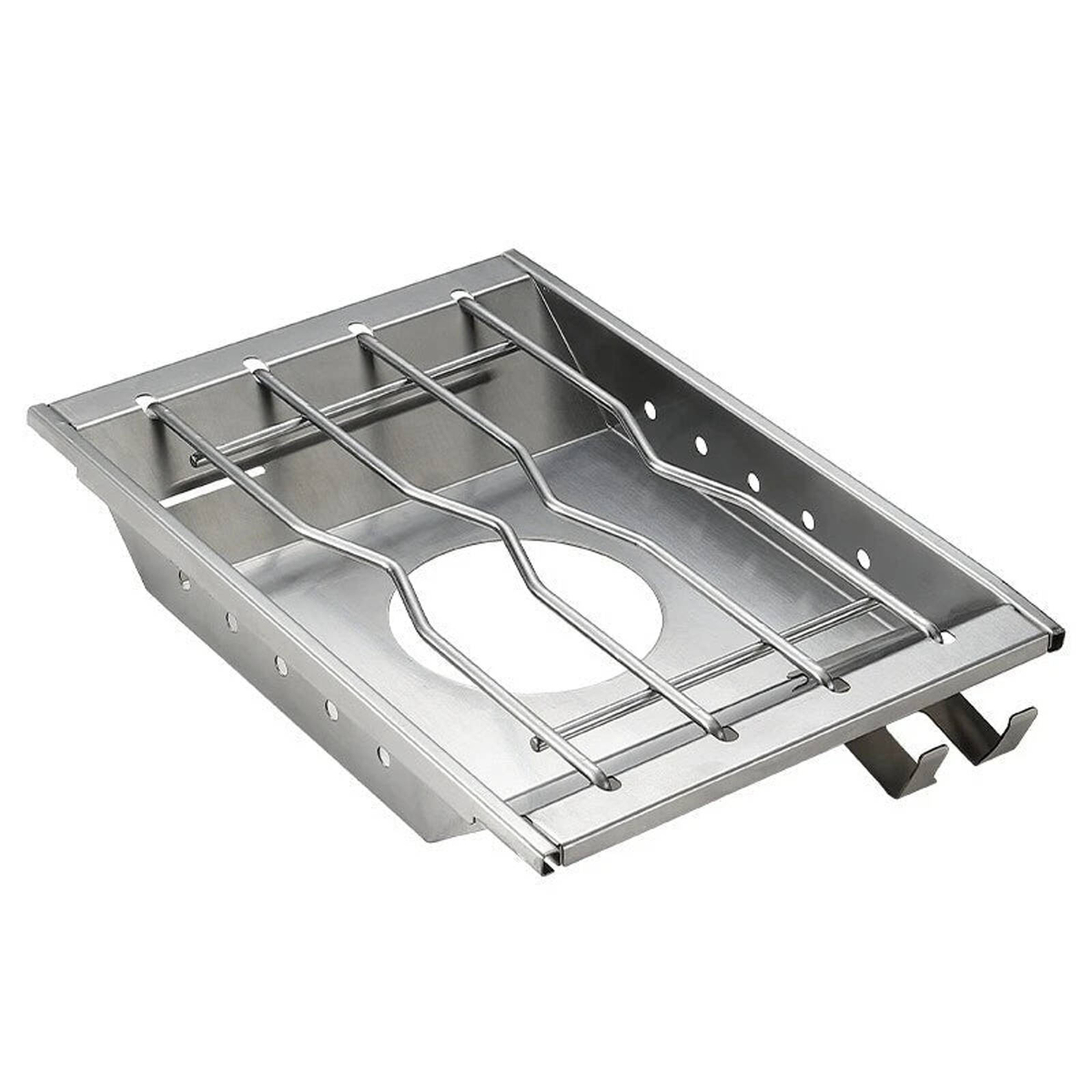 NNEOBA Stainless Steel Camping Furnace Plate Stove Frame - Bunnings ...