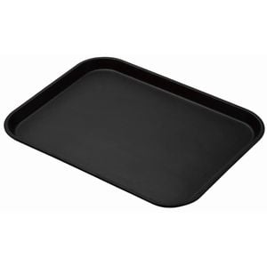 Cambro Non-slip Tray Treadlite Rectangular Black 457x355mm Commercial Serving Catering