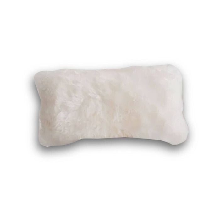 Huxford Grove The Gulgong Sheepskin Cushion 28x56cm - Ivory