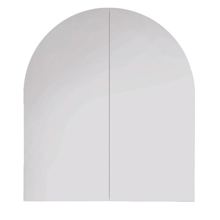 Mondella 860 x 760mm Arched Frameless Mirror Cabinet