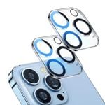 2 Pack Camera Lens Tempered Glass Screen Protector For iPhone 14 Pro / 14 Pro Max