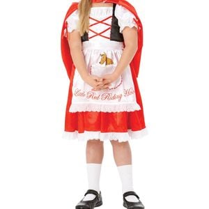 Classic Girls Little Red Riding Hood Costume - 3-5