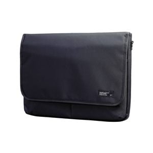 ST'9 L size 15.6/16 inch Black Laptop Sleeve Padded Shoulder Bag Travel Carry Case LATO