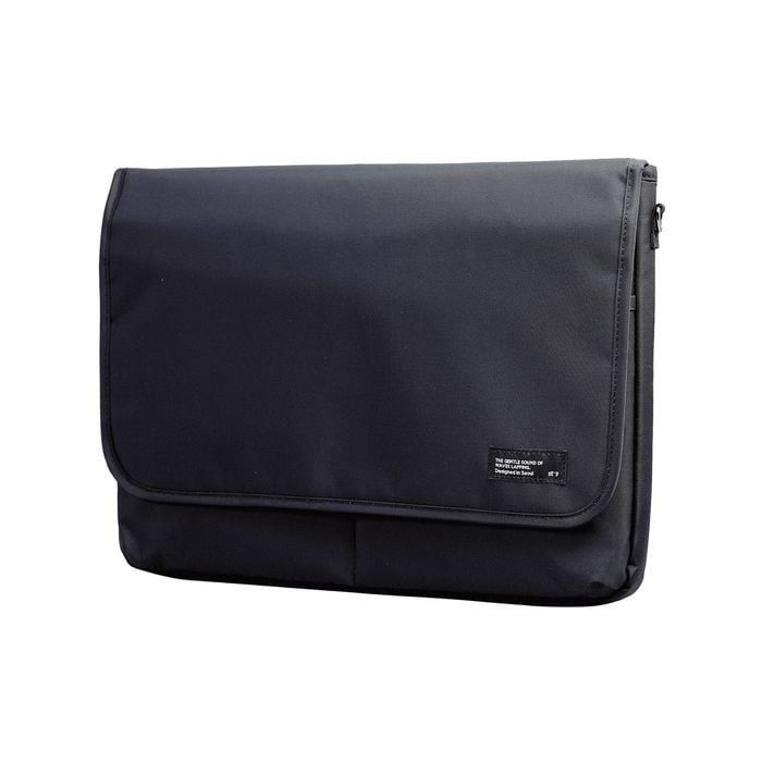 ST'9 L size 15.6/16 inch Black Laptop Sleeve Padded Shoulder Bag Travel Carry Case LATO