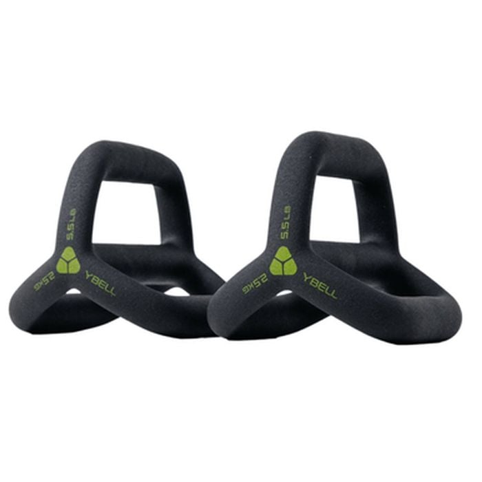 YBell Arc Light 2.5KG (PAIR) 4-1 Kettlebell/Dumbbell/Ball/Push Up Stand BLK