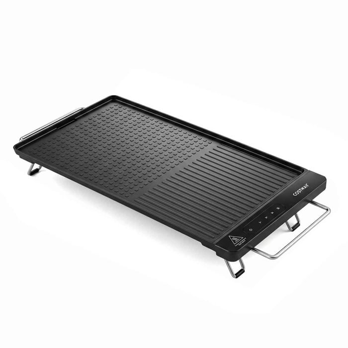 Costway Electric Grill 1300W Griddle Dishwasher Safe Nonstick Plate