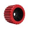 Sunrise Wobble Ribbed Roller 3" 20mm Bore - Red - Wr3rr