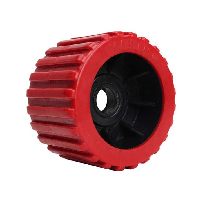 Sunrise Wobble Ribbed Roller 3" 20mm Bore - Red - Wr3rr