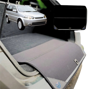 Rear Cargo Boot Bumper Protector for Honda HR-V 1998 - 2006 (4 door) - XL (98 x 55) - Black