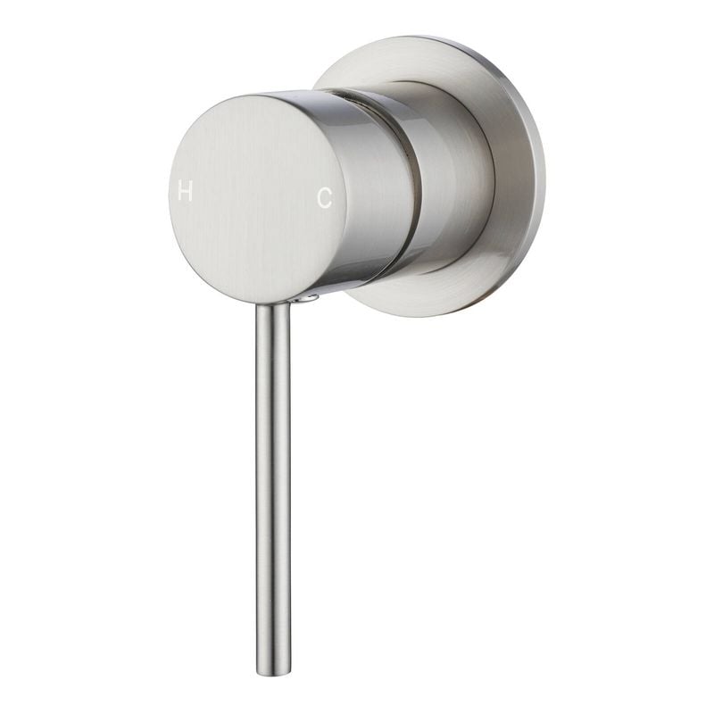Mondella Resonance 40mm Brushed Brass Pin Lever Shower Mixer