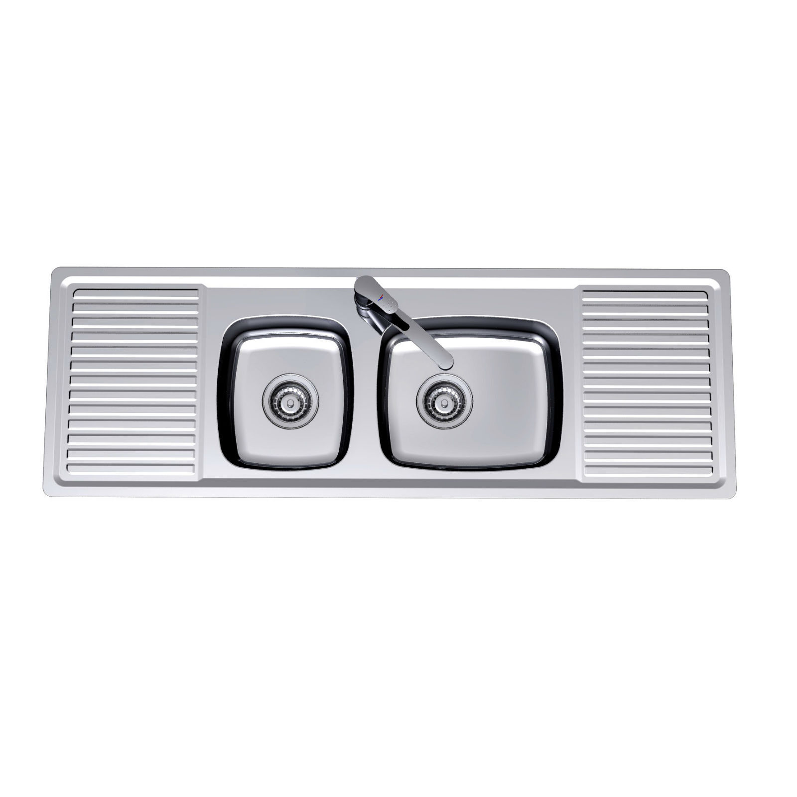 Clark 1.5 Right Hand Centre Bowl Benchmark Sink With No Tap Hole product image