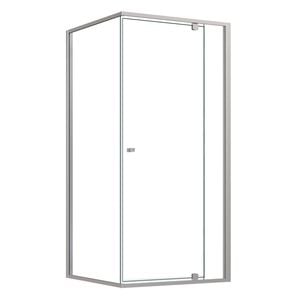 900 x 1830mm Chrome Semi Frameless Shower Screen