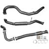 Ignite Exhausts Turbo Back For Nissan Gu Patrol 4.2l Turbo Diesel Wagon 3" Inch Hotdog Raw Aluminised Steel