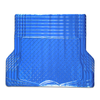 MyCar Aluminium Look Boot Mat Blue Rubber