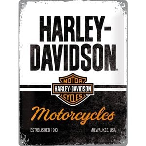 Nostalgic Art Harley-Davidson Motorcycles 30x40cm Large Metal Tin Sign
