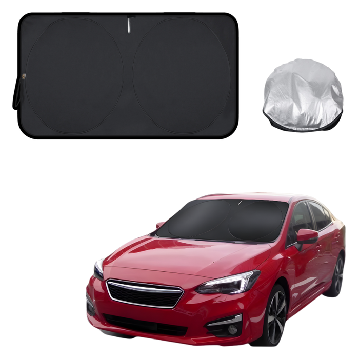 Front Windscreen Sun Shade for Subaru Impreza 2016 - Current G4, G5 - Standard 150 x 85 cm - Black