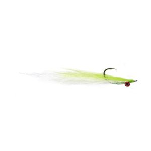 Fulling Mill Salty Clouser Saltwater Fly Fishing Flies Chartruese Size 2