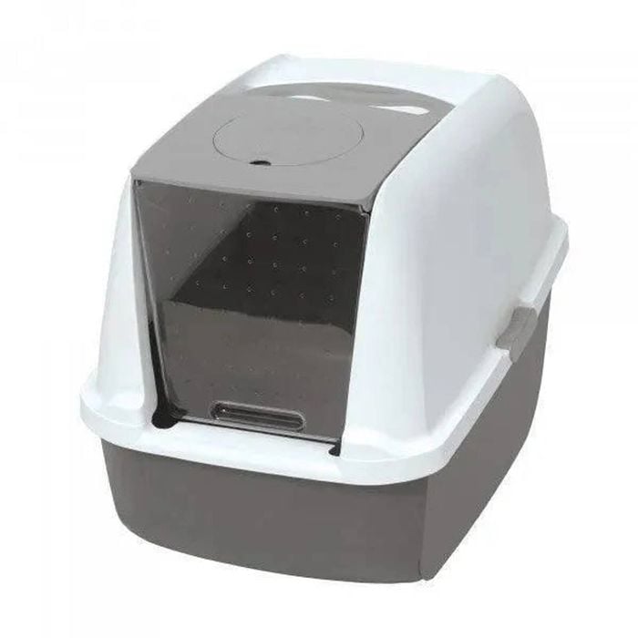 Catit Deluxe Hooded Cat Litter Pan Set Airsift