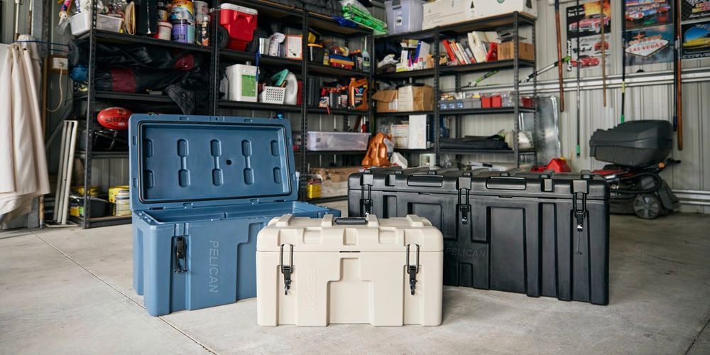 Pelican
  600 x 300 x 310mm Cargo Case (I/N 0648107) 750 x 420 x 380mm Cargo Case (I/N
  0648104) and 1050 x 550 x 450mm Cargo Case (I/N 0648093)