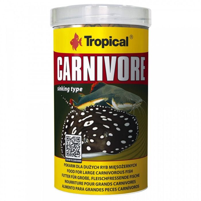 Tropical Fish Food Carnivore 250g