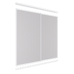 Lugna 2400 x 1801-2400mm VJ Panel Wardrobe Double Sliding Doors