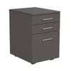 Olg Ekosystem Mobile Pedestal 2 Drawer And File Charcoal W400mm X D500mm X H600mm