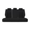 For Toyota RAV4 50 Series Hybrid 2019-On Waterproof Rear Black Seat Covers