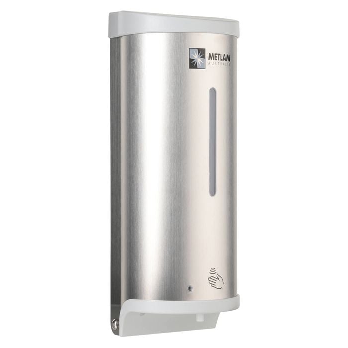 Metlam Australia 800ml Satin Stainless Steel Automatic Sanitiser Dispenser