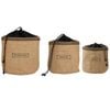 Pantry Hessian Preserving Bag Set - Potato Garlic & Onion