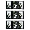 3PK Frankie & Me Hinged 4x6'' Triple Picture Frame Home/Office Photo Decor Black